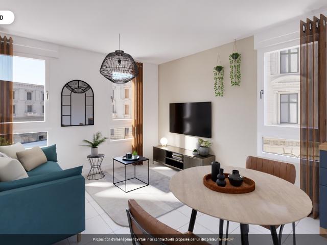 Studio 27 m2 lyon