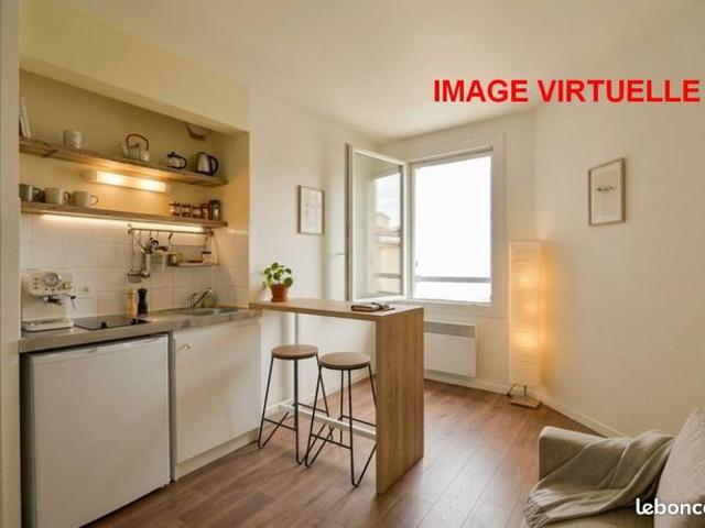 Studio 2 pièces 14 m²