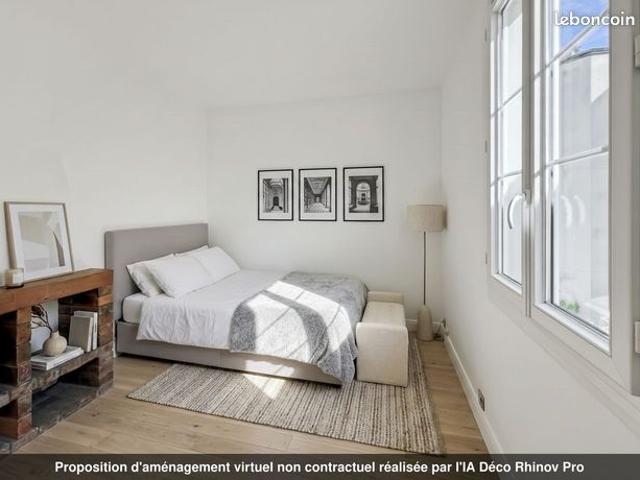 Studio 2 pièces 17 m²