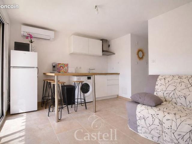 Studio 2 pièces 21 m²