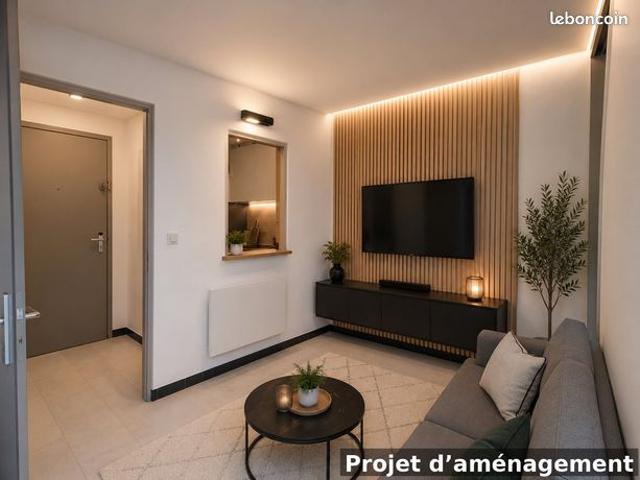 Studio 2 pièces 25 m²
