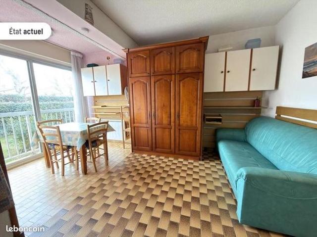 Studio 2 pièces 26 m²