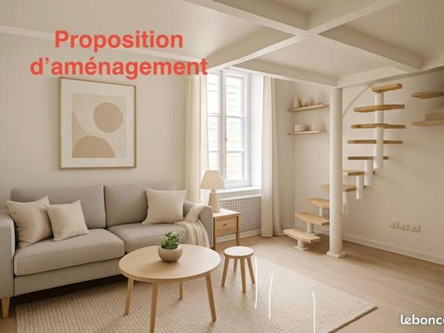 Studio 2 pièces 26 m²