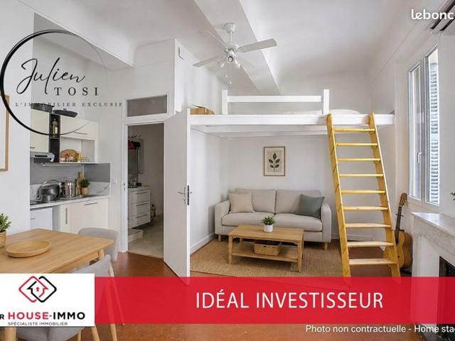 Studio 2 pièces 34 m²