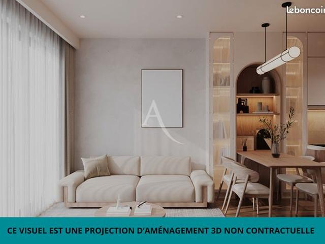 Studio 2 pièces 40 m²