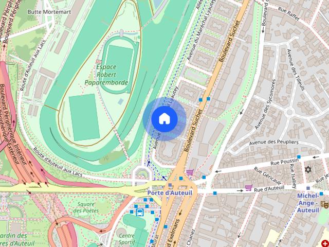 Studio 2P proche stade Roland Garros