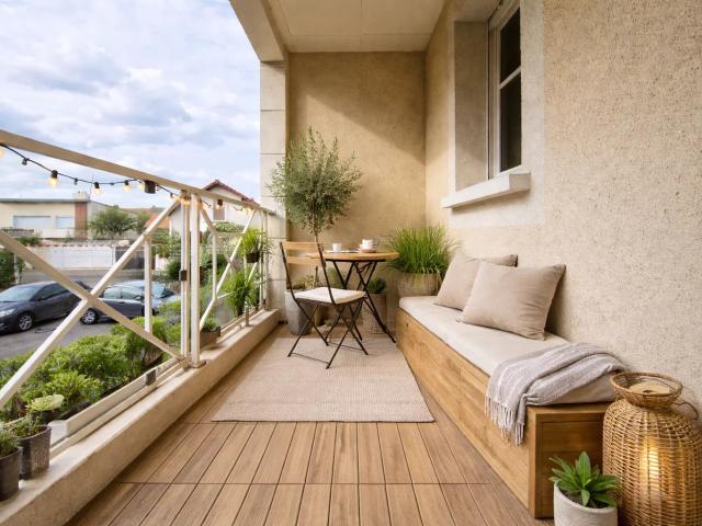 Studio 31 m² carrières sous poissy balcon / parking