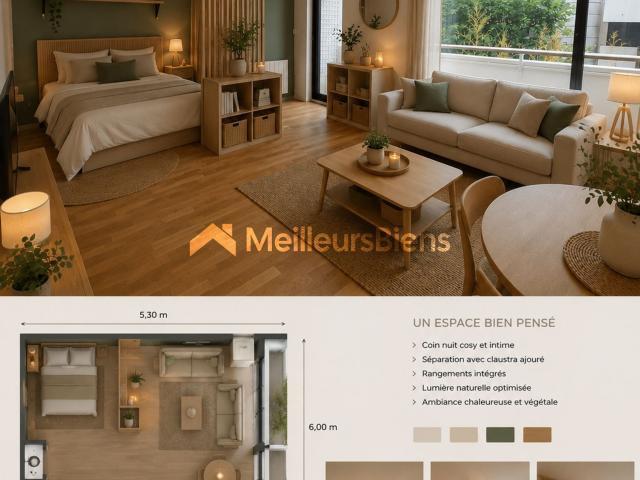 Studio 32 m²