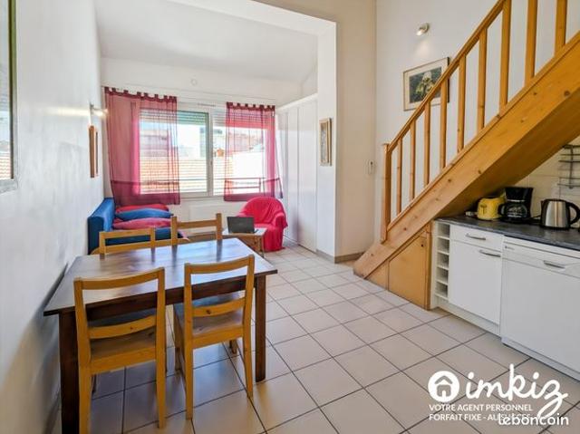 Studio 33m2 1 chambre mezzanine vue sur canal