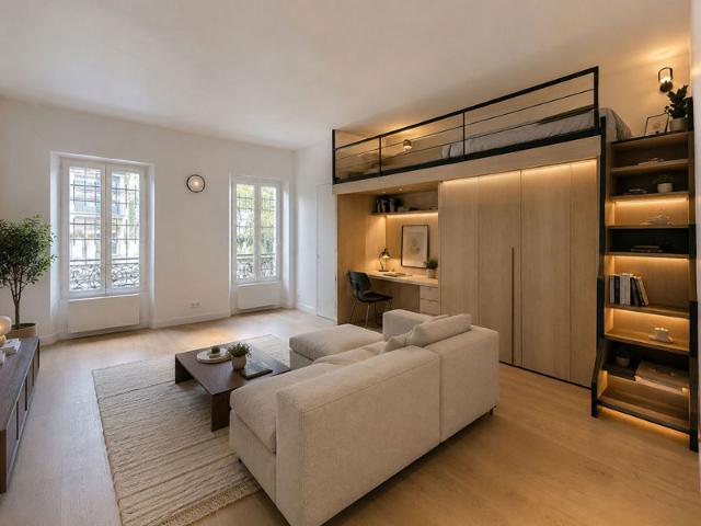 Studio 38 m2 + cave