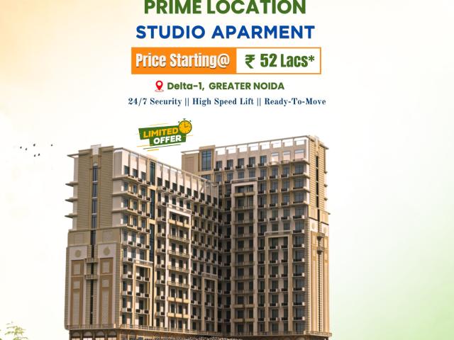 Studio 550 Sq.Ft. Apartment in Delta Ii Greater Noida Listing ID: #9420