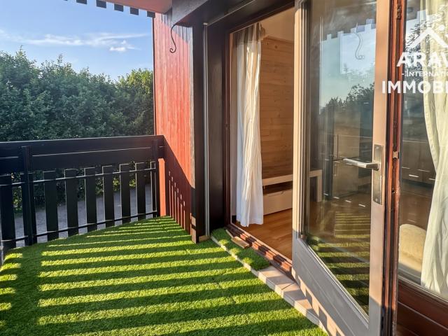 Studio cabine meublé avec balcon 23m² Arâches la Frasse Les Carroz d'Arâches