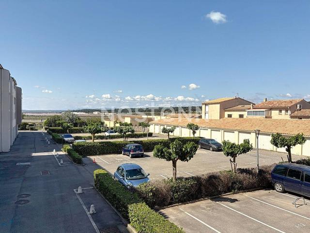 Studio cabine de 27.4 m² avec loggia, vue sur les Salins, pisci