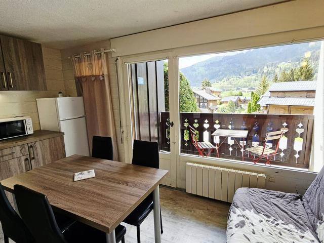 Studio cabine Garage, lac, pistes, navette 22m² Les Gets