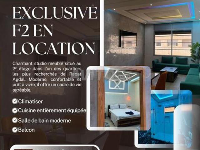 Studio Centre Rabat à louer
