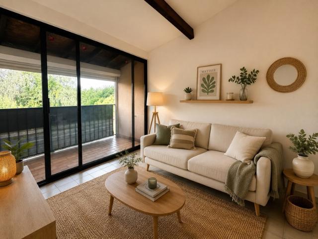 STUDIO CLIMATISÉ AVEC BALCON ET PARKING AIGUES MORTES