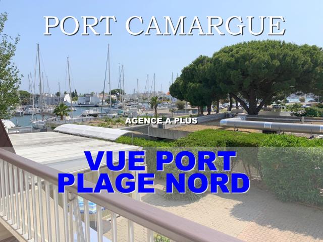 VENTE STUDIO VUE PORT PORT CAMARGUE PLAGE NORD