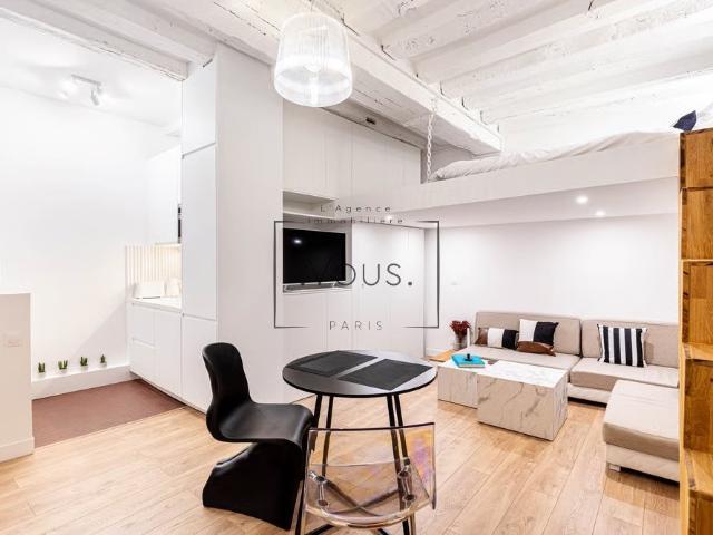 Studio à l’esprit loft au cœur du Marais Paris IVe 25m² Paris 4ème
