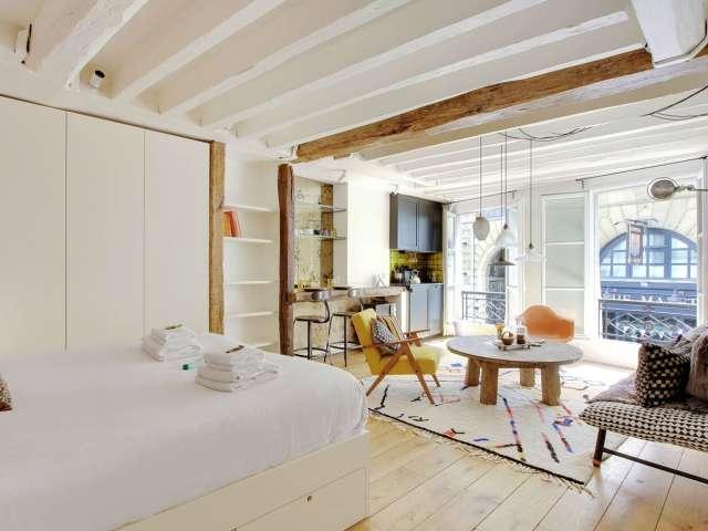 Studio à louer à la Monnaie, Paris