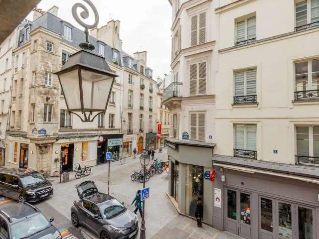 Studio à louer à Saint Merri, Paris