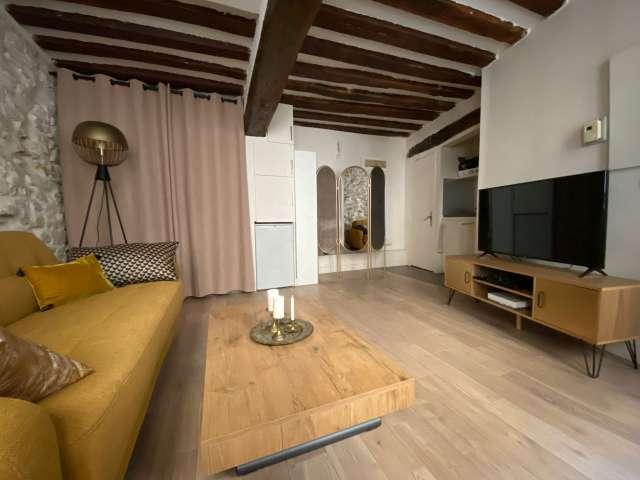 Studio à louer à Saint Gervais, Paris