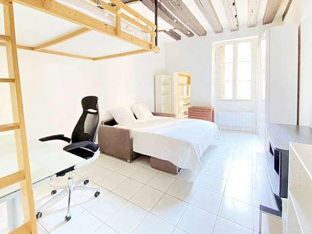 Studio à louer aux Halles, Paris
