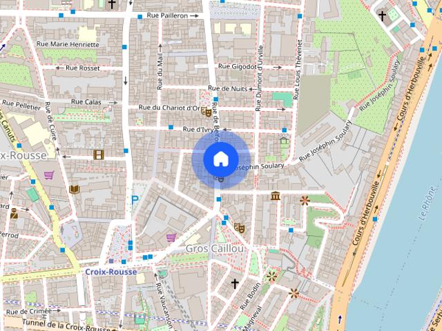 STUDIO A LOUER LYON 4EME ARRONDISSEMENT Cdt Arnaud Dumont d'Urville