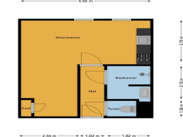 Studio Abel Tasmanplein in Assen