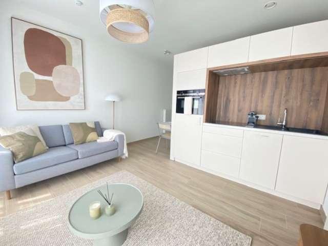 Studio apartment for rent in a residence in Brussels