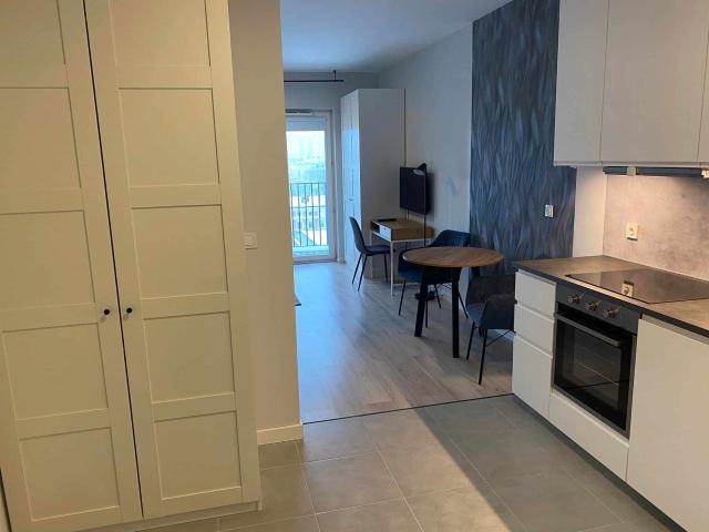 Studio apartment with bed and sofa 33m2