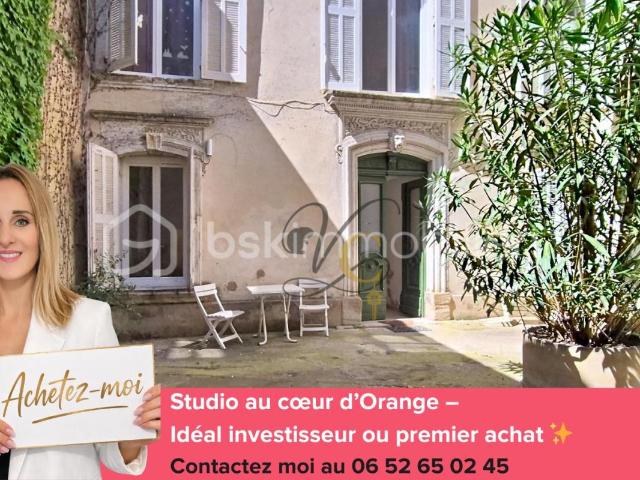 Studio au cœur d’Orange – Idéal investisseur ou premier achat