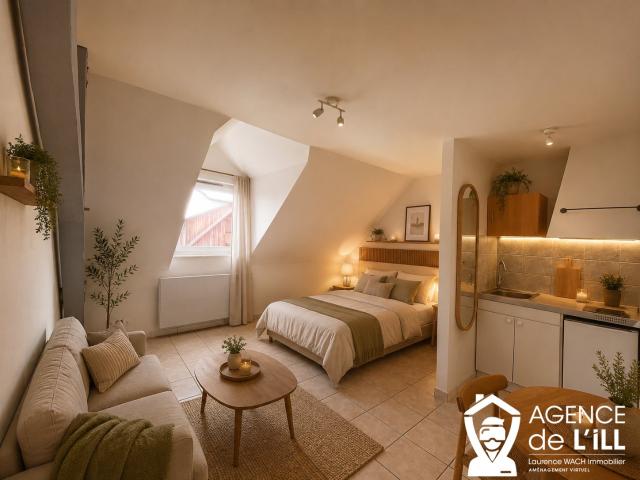 Studio au calme à 5 min de SELESTAT