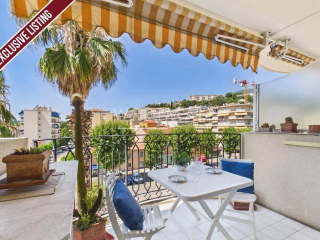 Studio avec terrasse, vue mer Menton Centenaire 25m² Menton