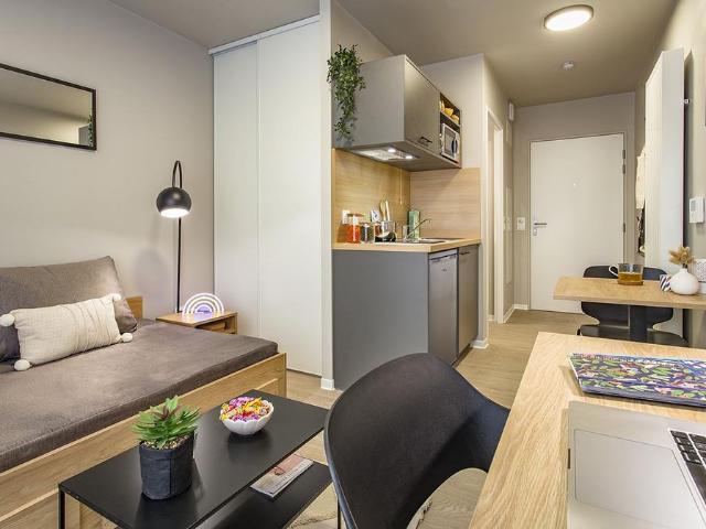 Studio de 17 à 18 m²