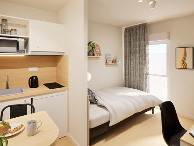 Studio de 17 à 22m² meublé et équipé