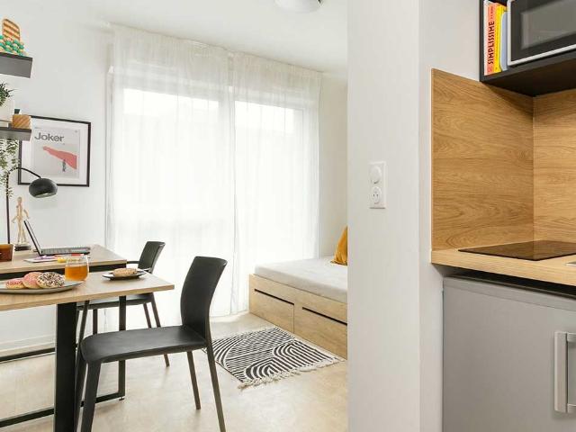 Studio de 19 à 20 m²