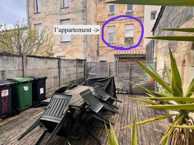 Studio de 21m2 à louer sur Bordeaux