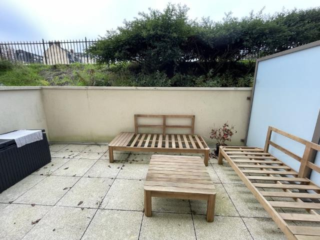 Studio de 22.5m² gare de rouen terrasse
