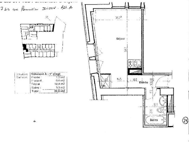 Studio de 24m2 à louer sur Dijon