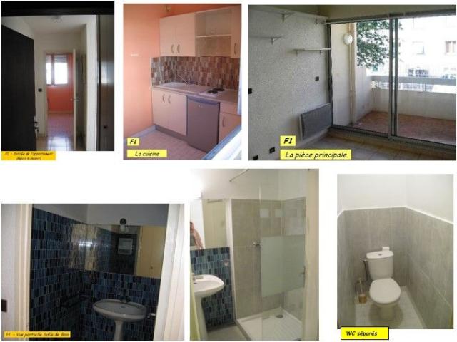 Studio de 24m2 à louer sur Montpellier