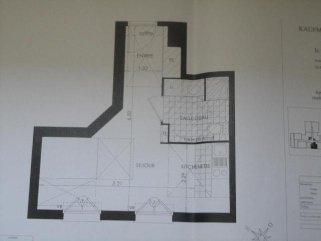 Studio de 27m2 à louer sur Sartrouville