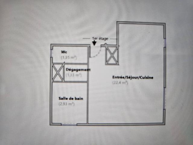 Studio de 28m2 à louer sur Drancy