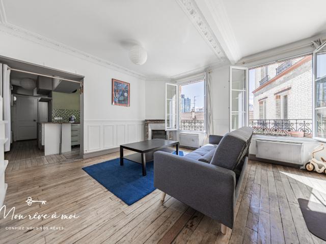 Studio de 41m2 lumineux, traversant et au calme