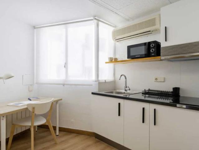 Studio for rent in Castillejos, bills included, professionals and students allowed, no couples