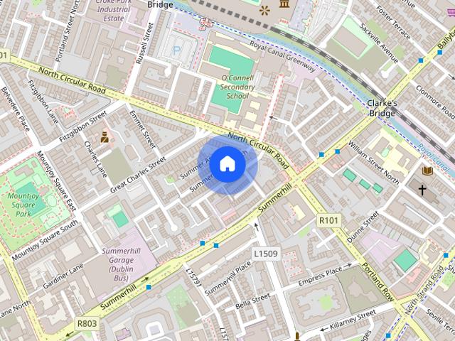 Studio for rent in Ballybough, Dublin