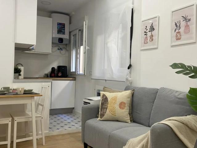Studio for rent in Embajadores, bills included