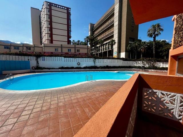 Studio for rent in first line sea location with communal swimming pool