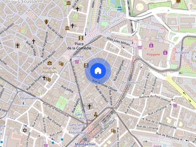 Studio for rent in Montpellier