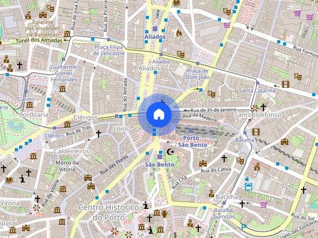 Studio for rent in Porto