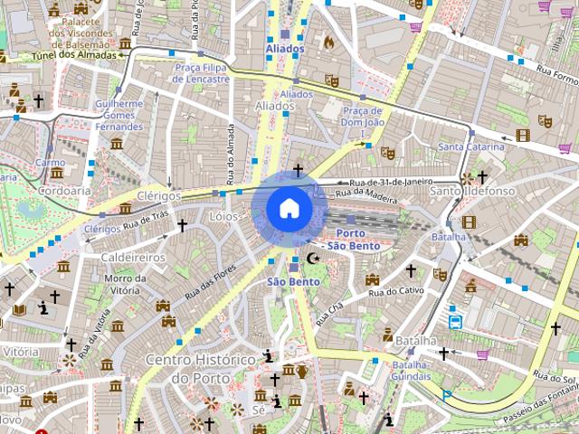 Studio for rent in Porto, Portugal